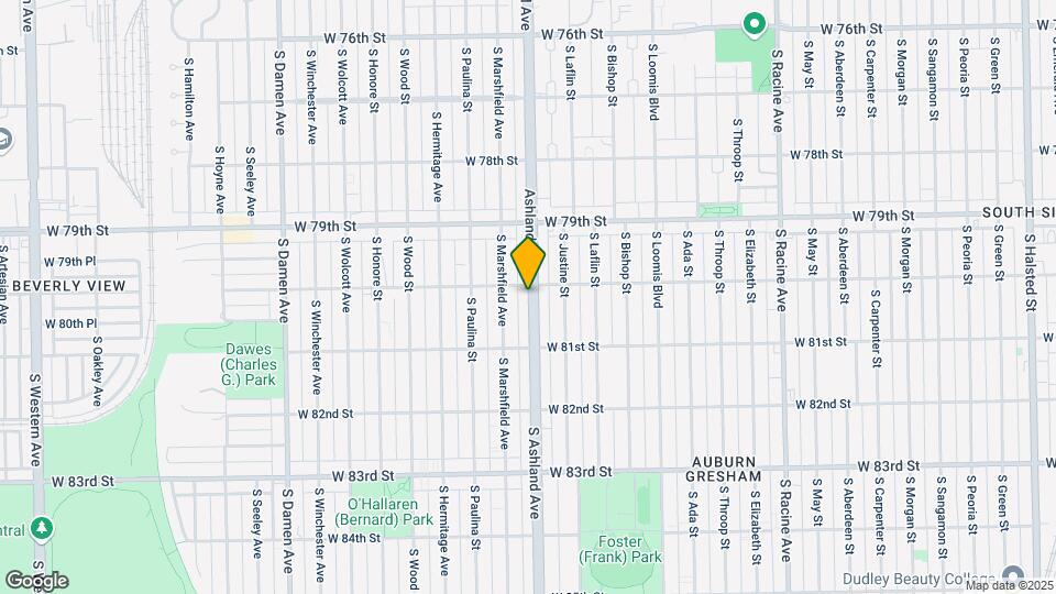 8006-8008 S Ashland Ave Map and Location Details