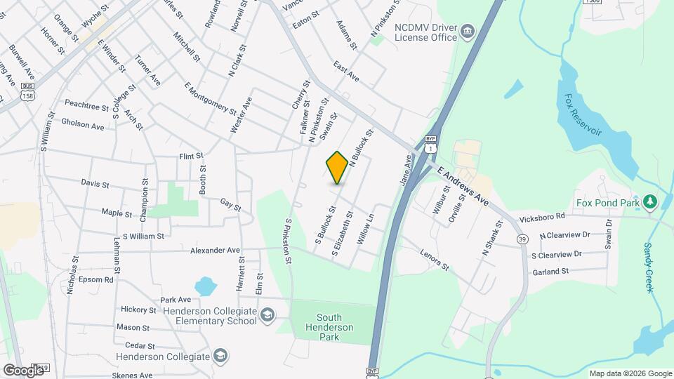 113 N Bullock St Map and Location Details