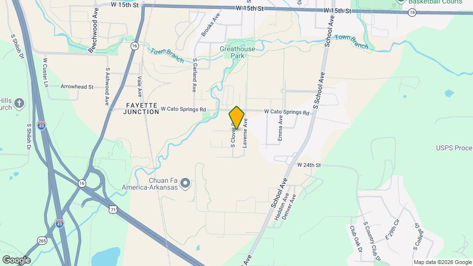 2216 S Clover Dr Map and Location Details