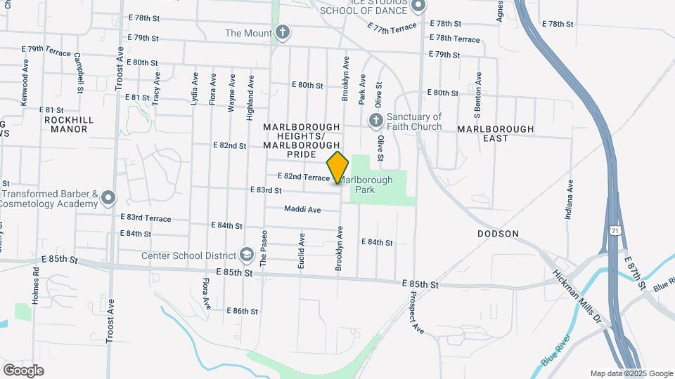 2130 E 83rd St Map and Location Details