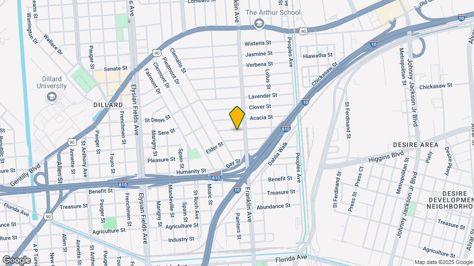2548 Myrtle St Map and Location Details