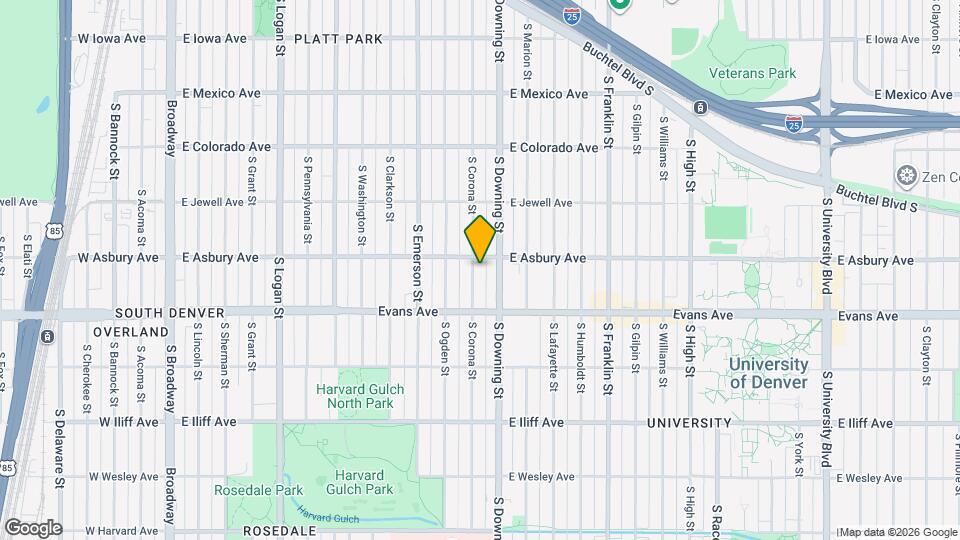 2022 S Corona St Map and Location Details