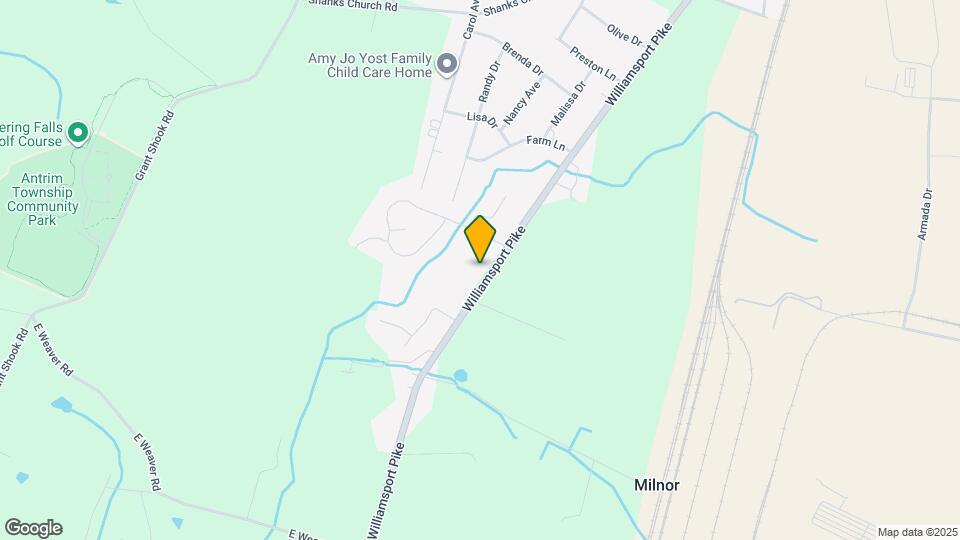 12635 Williamsport Pike Map and Location Details