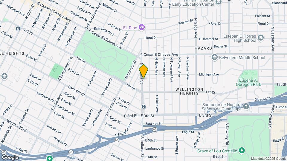 150 N Indiana St Map and Location Details