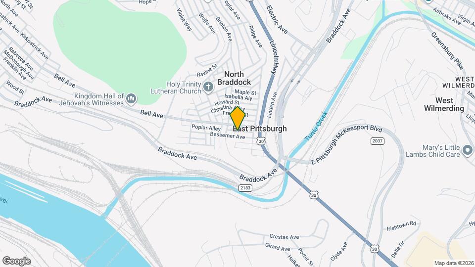 521 Bessemer Ave Map and Location Details