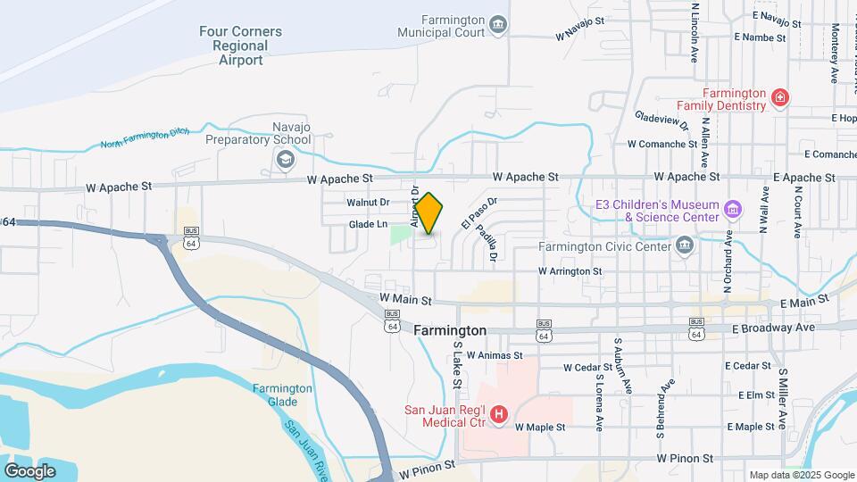 222 Airport Dr Map and Location Details