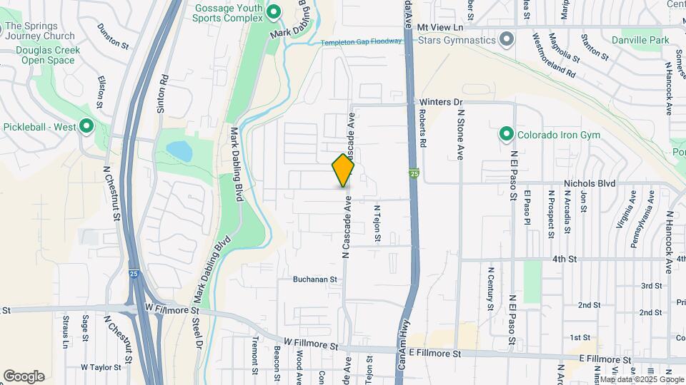 3438 N Cascade Ave Map and Location Details