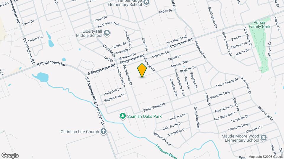 5608 Mosaic Trail Map and Location Details