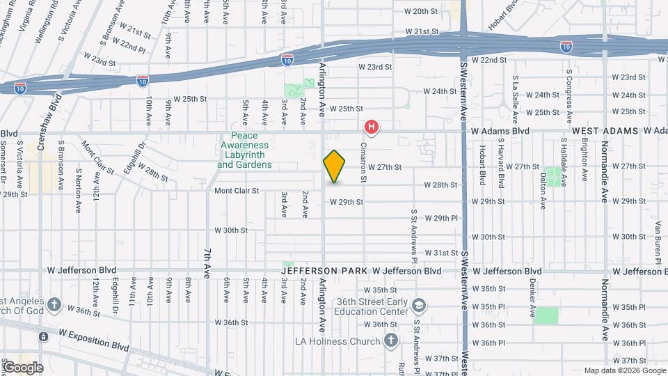 2276 W 28th St Map and Location Details