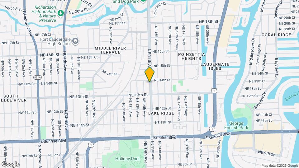 1339 Ave Map and Location Details