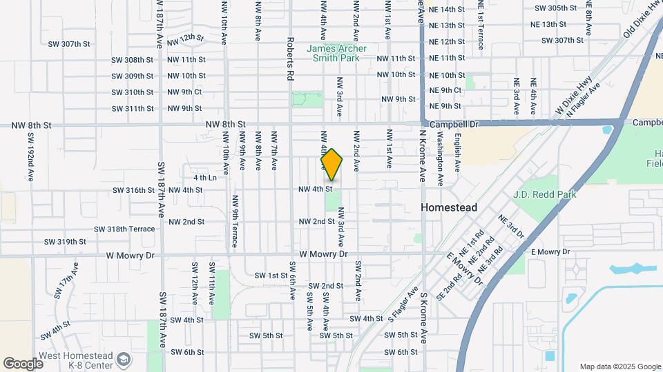 377 NW 4th St Map and Location Details