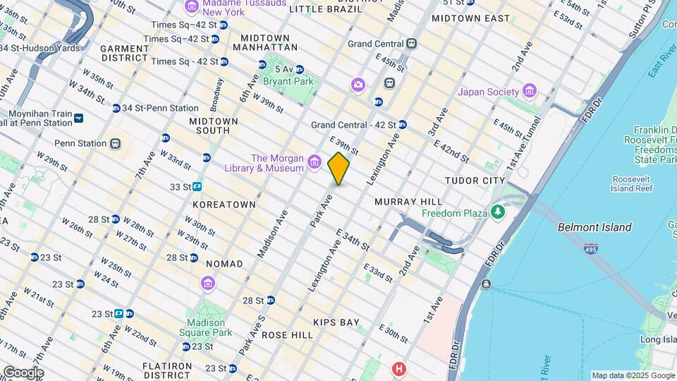 41 Park Ave Map and Location Details