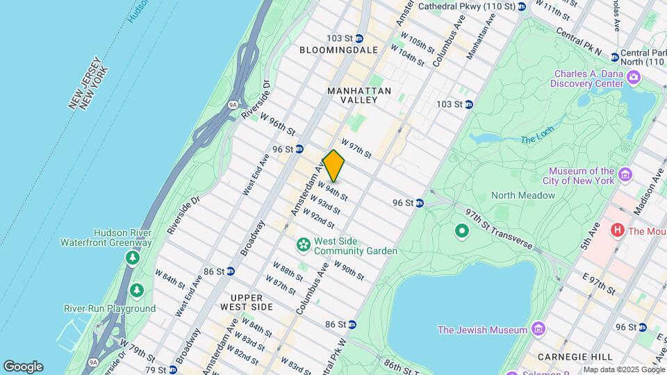 145 W 94th St Mapa y Detalles de la Ubicación