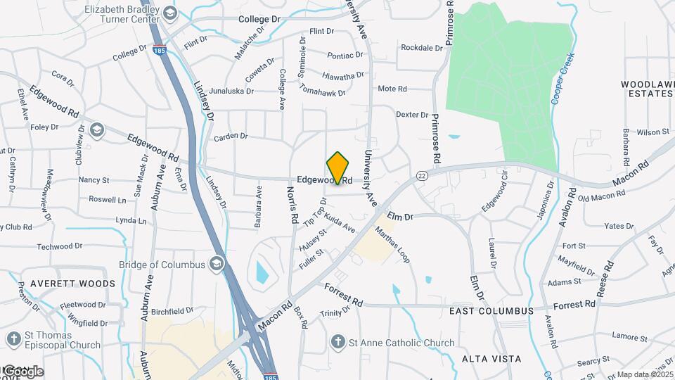 3619 Walton St Map and Location Details