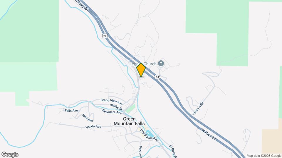 10635 Green Mountain Falls Rd Map and Location Details