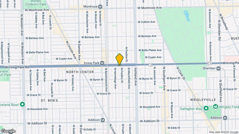 1709 W Irving Park Rd Mapa y Detalles de la Ubicación