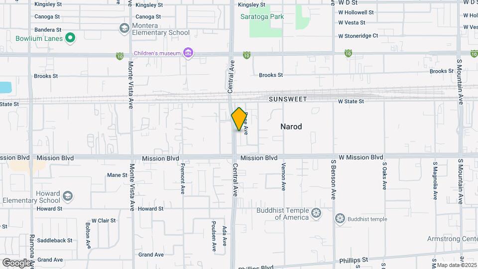 10833 S Central Ave Mapa y Detalles de la Ubicación