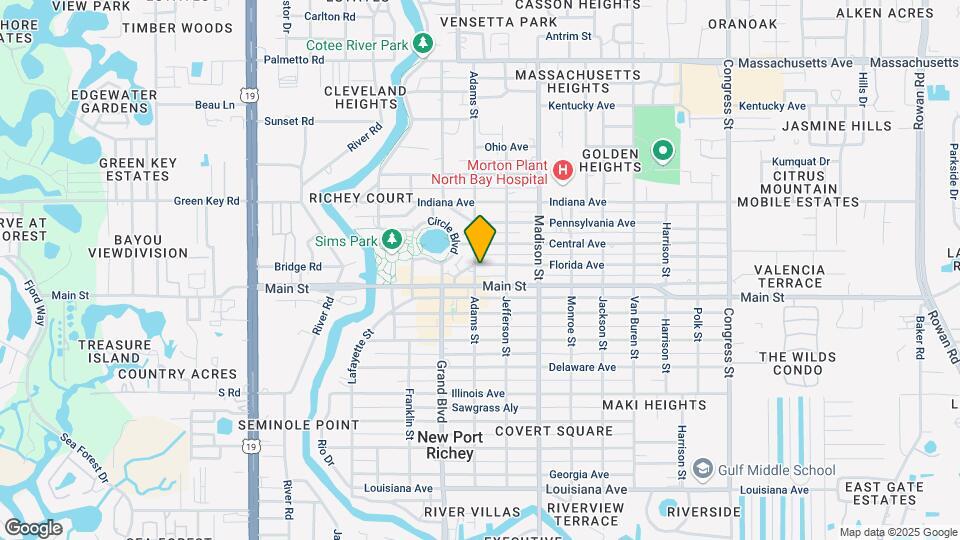 6334 Adams St Map and Location Details