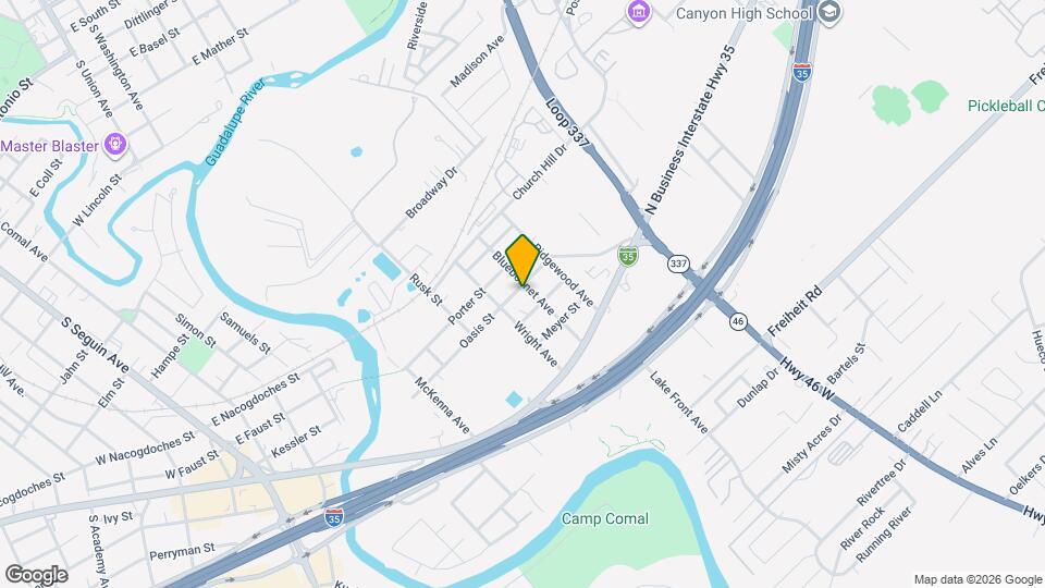 874 Oasis St Map and Location Details