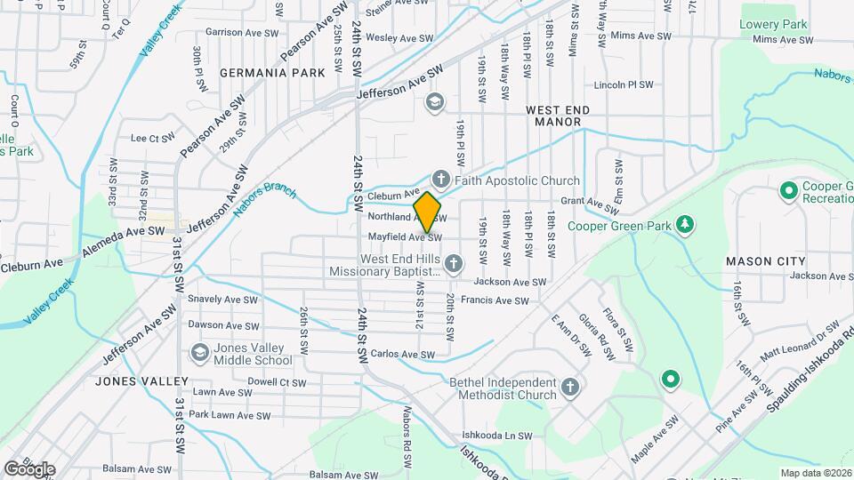 1501 21st St SW Map and Location Details