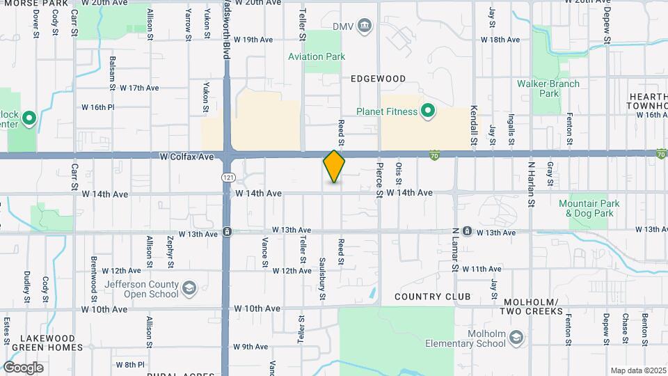 1401 Reed St Map and Location Details