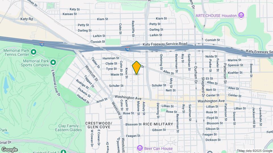 1415 Malone St Map and Location Details