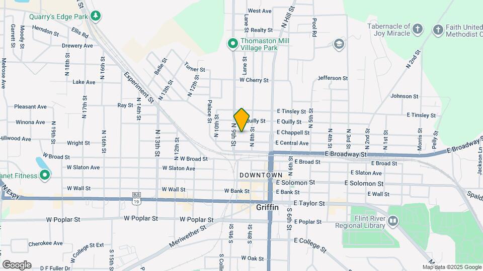 218 W Chappell St Map and Location Details