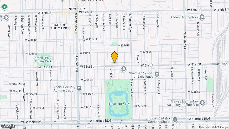 1312 W 51st St, Unit 1N Mapa y Detalles de la Ubicación