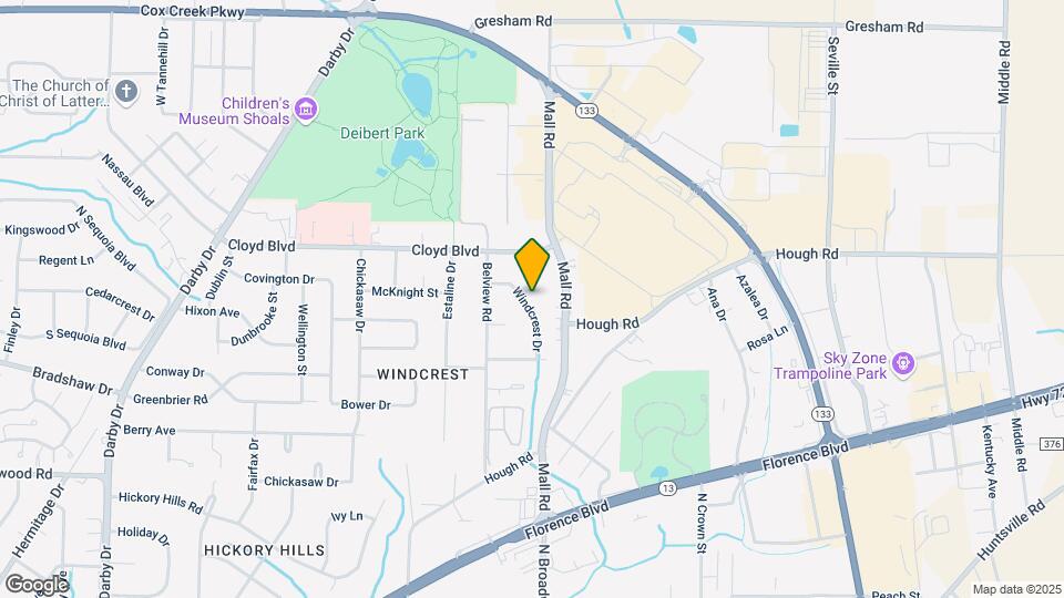 2226 Windcrest Dr Map and Location Details