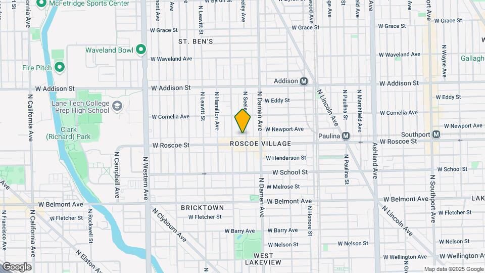 3414 N Seeley Ave Mapa y Detalles de la Ubicación