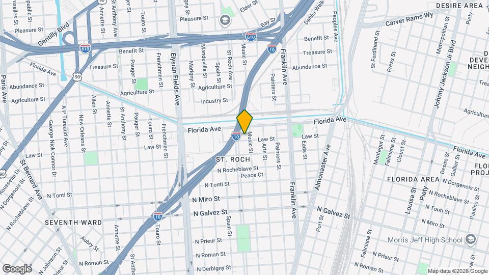 2523 Law St Map and Location Details