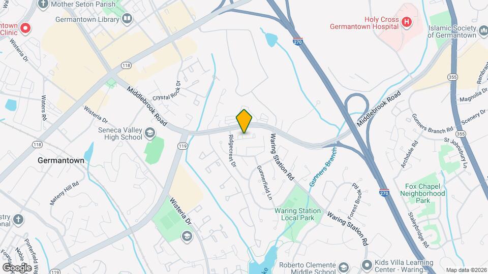 12415 Hickory Tree Way, Unit M Mapa y Detalles de la Ubicación