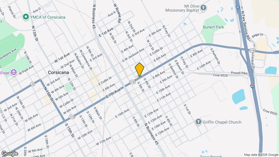 707 Martin Luther King Jr Blvd Mapa y Detalles de la Ubicación