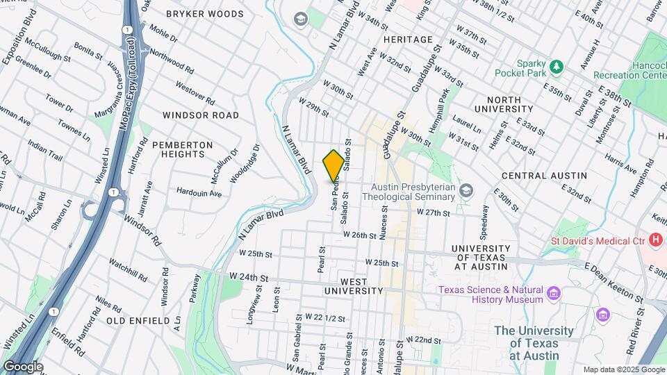 2704 San Pedro St Map and Location Details