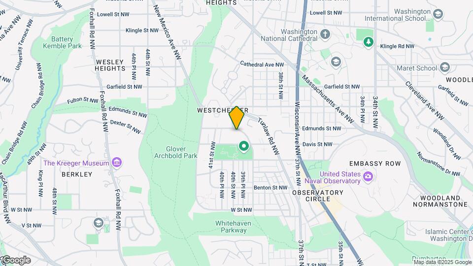 2642 39th St NW Map and Location Details