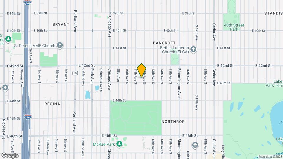 4244 12th Ave S Mapa y Detalles de la Ubicación