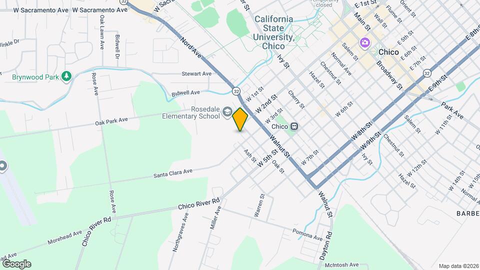 1240 W 3rd St Map and Location Details