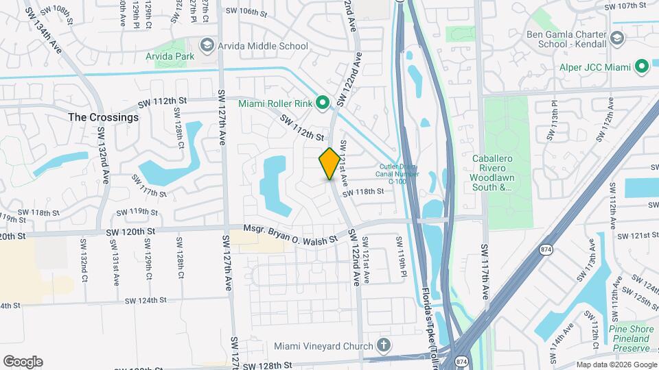 11701 SW 122nd Ct Map and Location Details