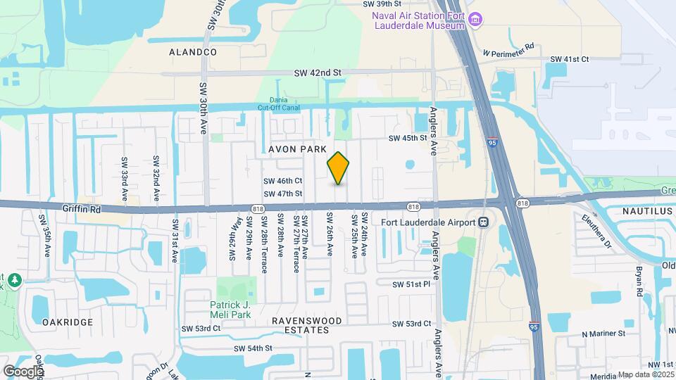 4720 SW 25th Terrace Mapa y Detalles de la Ubicación
