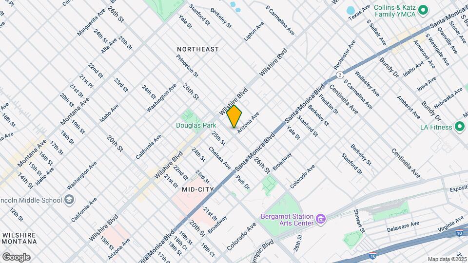 1255 26th St Map and Location Details