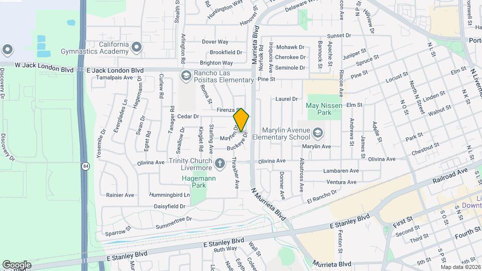 636 Buckeye Dr Map and Location Details