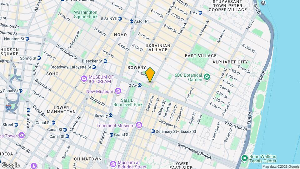 15 First Ave Mapa y Detalles de la Ubicación