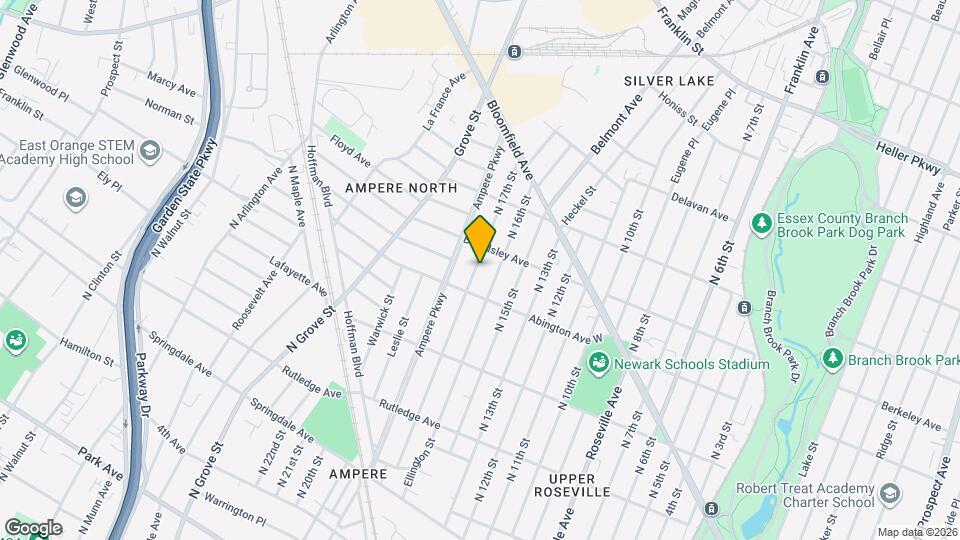 202 N 17th St Map and Location Details