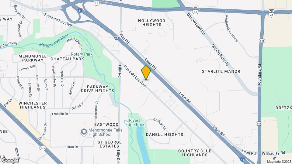 N83W13704-W13704 Fond du Lac Ave Map and Location Details
