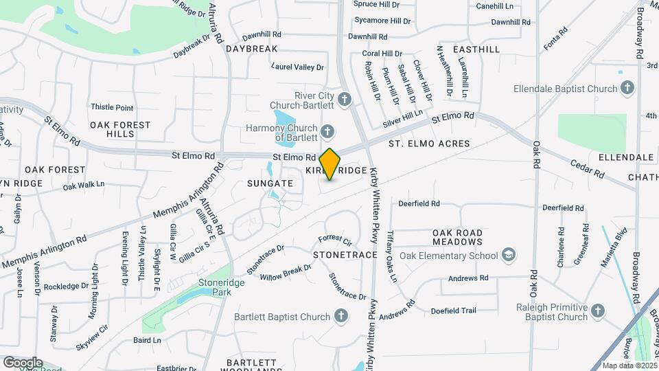 6736 Oakmoor Cir S Map and Location Details