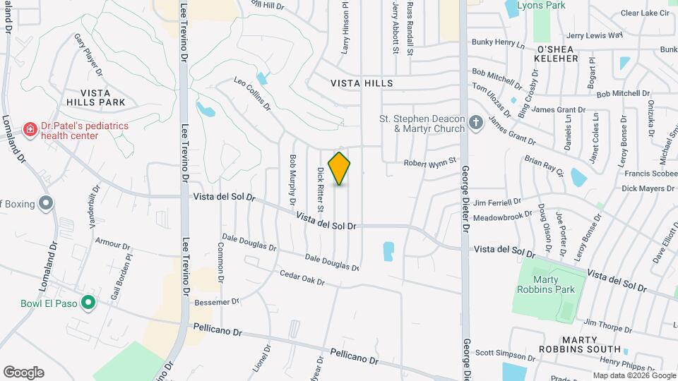1632 Lou Graham Dr Map and Location Details