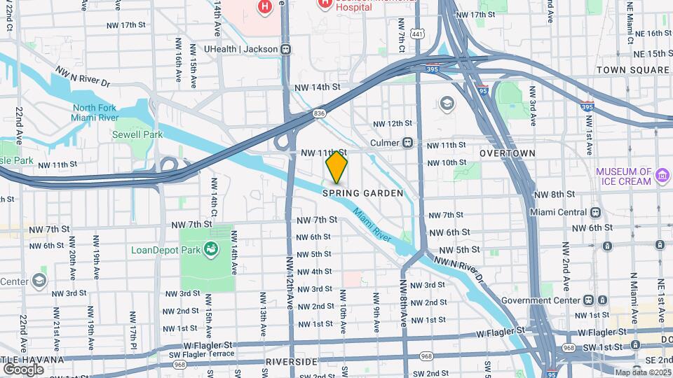 1036 NW N River Dr Map and Location Details