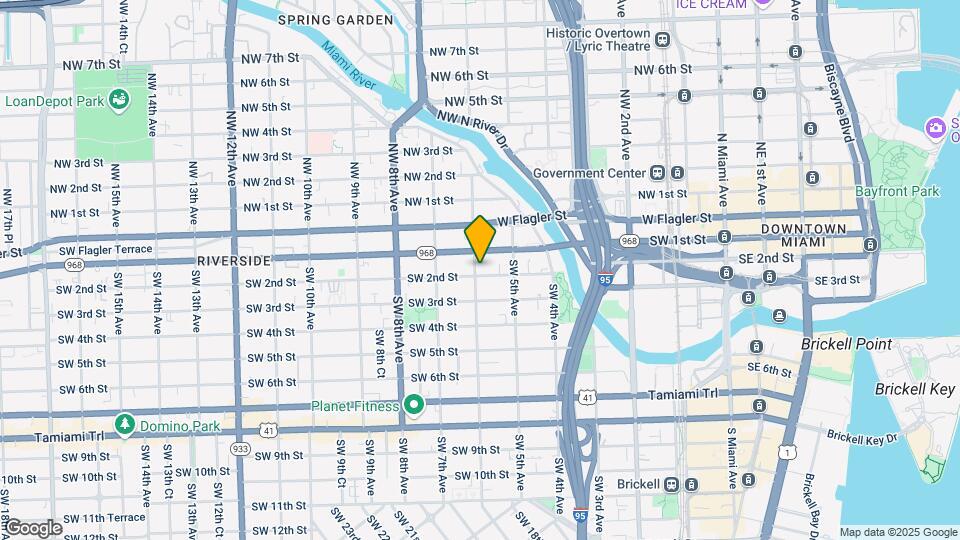 135 SW 6th Ave Map and Location Details