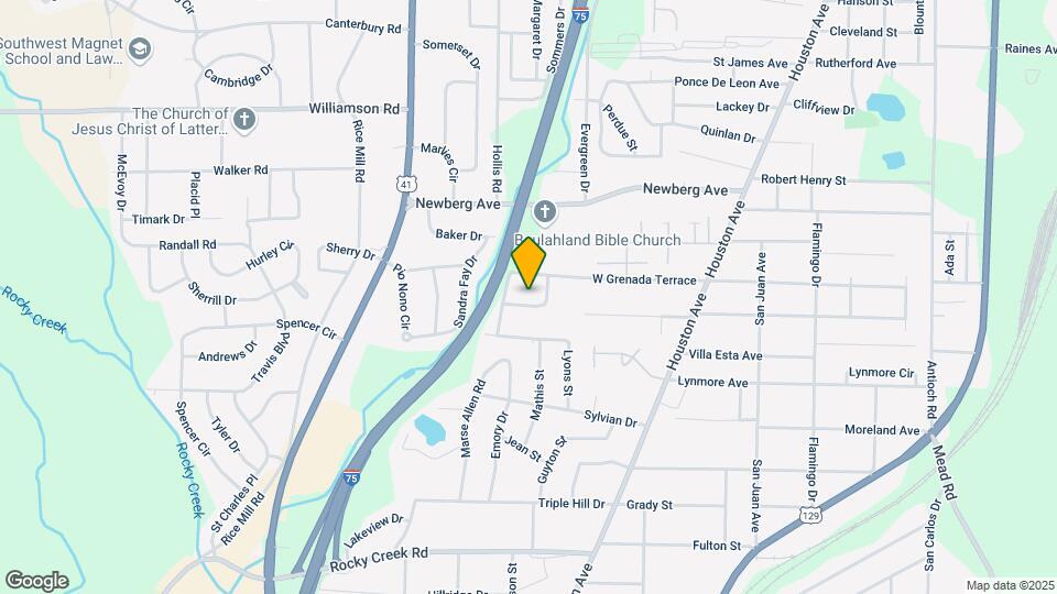 1151 N Beddingfield Dr Map and Location Details