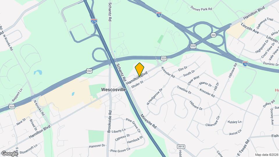 4652 Hamilton Blvd Map and Location Details